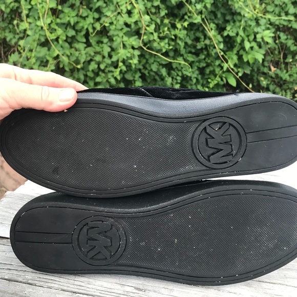 SALE! Michael Kors Beaded Velvet Black Loafers - Picture 13 of 14